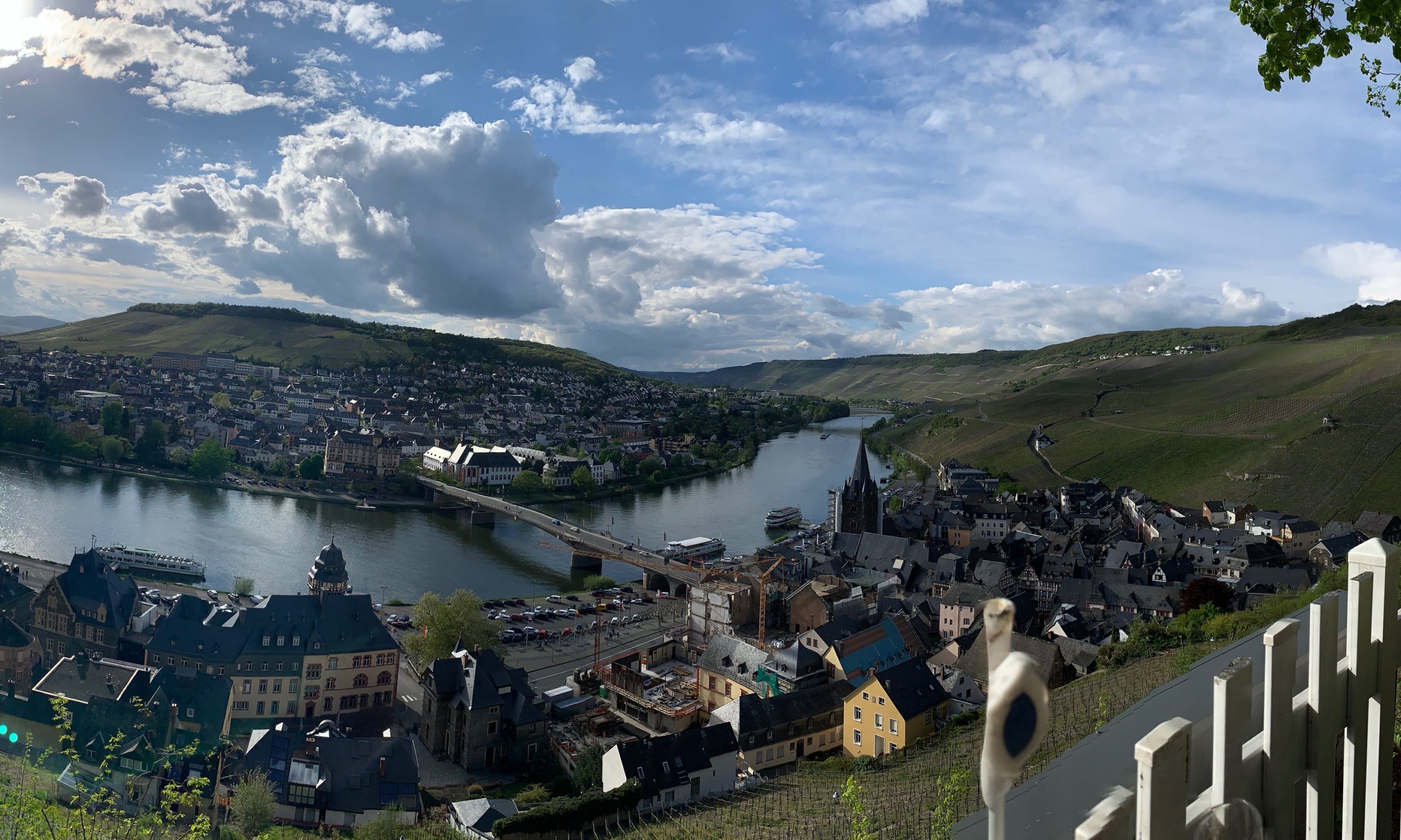 vista dall'alto di Bernkastel