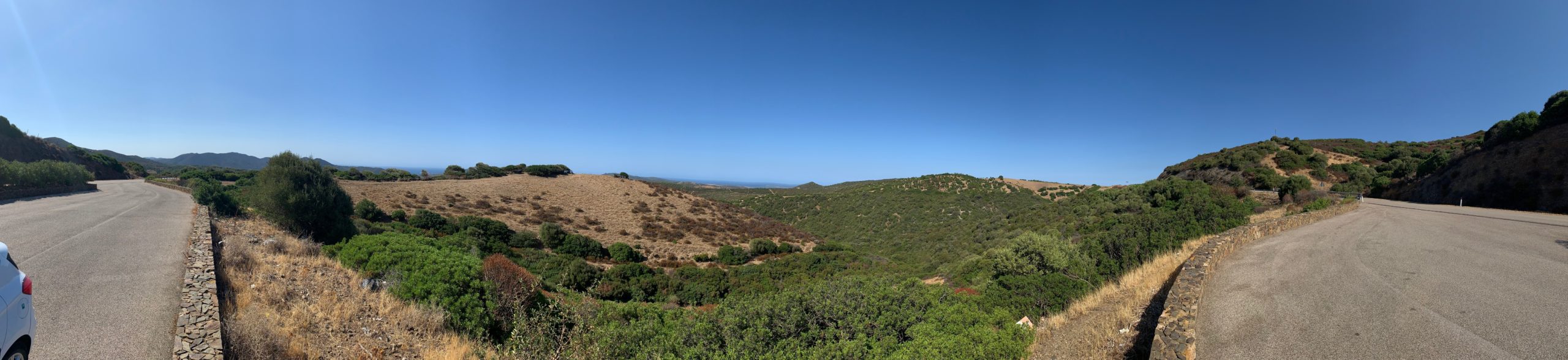 Panoramica della strada interna