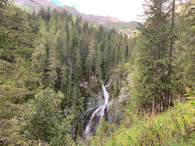 cascata da sopra