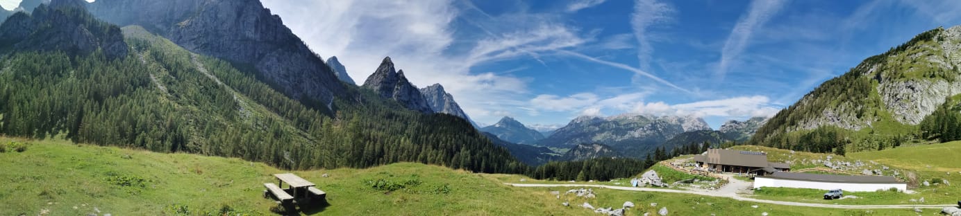 Panoramica della Malga