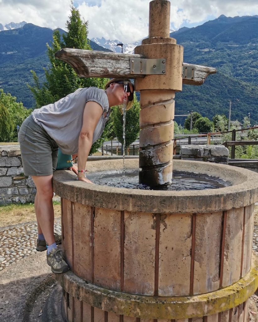 Fede si disseta da un torchio 