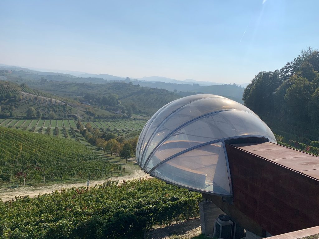 Balcone panoramico acino Ceretto