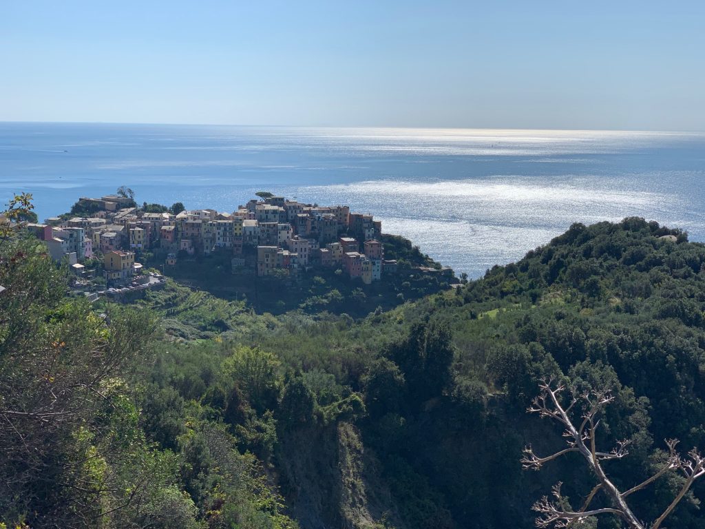 Veduta dall'alto di Corniglia