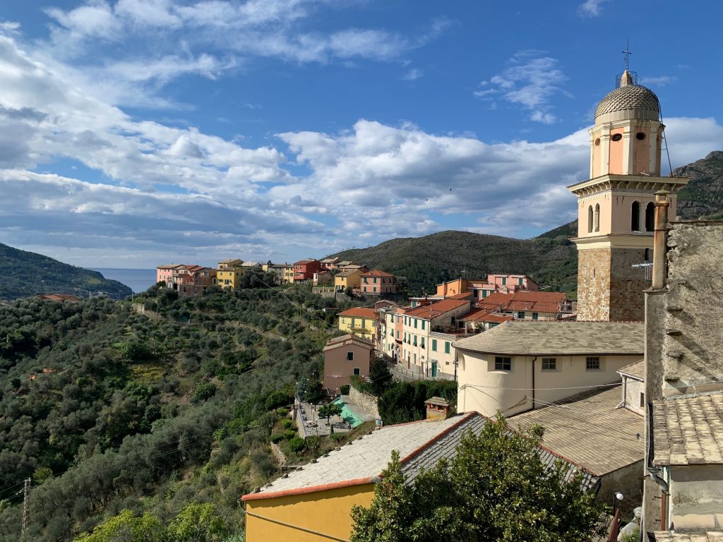 Veduta dal terrazzo dell'agriturismo