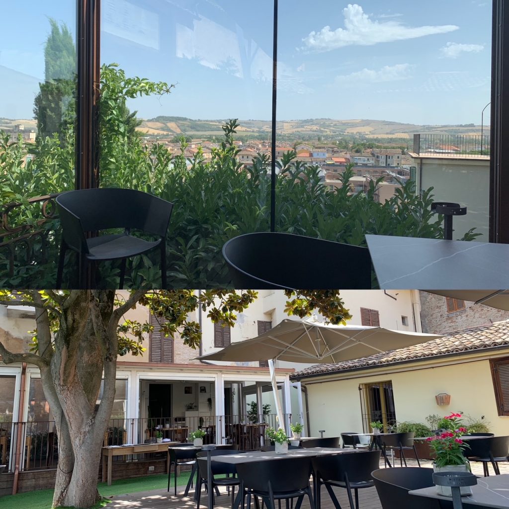 Panorama dal ristorante 