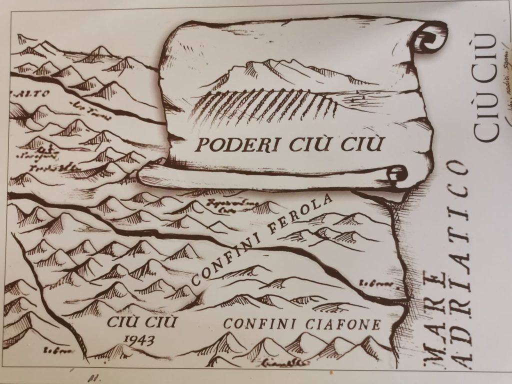 Cartina poderi ciu ciu